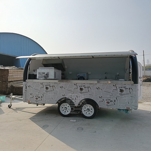 UK Standard Small Mobile Catering Food Trailer Fully Equipped Ice Cream Cotton <b>Candy</b> Crepes Snack <b>Cart</b> Bakery Food Trailer - Product Image 3
