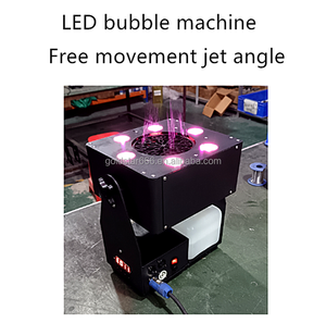 * TOPHot cabeza móvil LED máquina de burbujas Led niebla fiesta equipo RGB humo máquina de burbujas escenario Club bar fiesta máquinas LED DMX DJ - Product Image 2