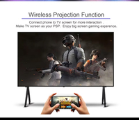TV 55 "32 65 POUCES 4K UHD Design sans cadre TV LED LCD avec système numérique Smart TV Android 14.0