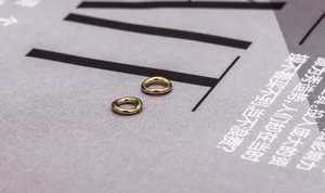 Hot Sale Premium Open Jump <strong>Rings</strong> 14K-18K Gold Plated Keychain Jewelry Findings with Open Jump <strong>Rings</strong> - Product Image 2