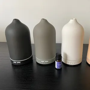 5 Colors Ceramic Aroma Diffuser 100ml Essential Oil Diffuser Ultrasonic Fragrance Diffuser Aromatherapy Machine for Home