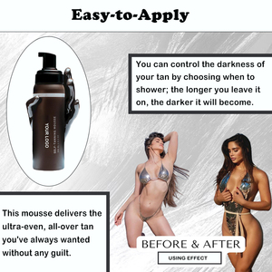 Mousse <span class=keywords><strong>Autobronzante</strong></span> Vegan Crème Corporelle Bronzante au Faux Bronzage de Marque Privée - Product Image 2