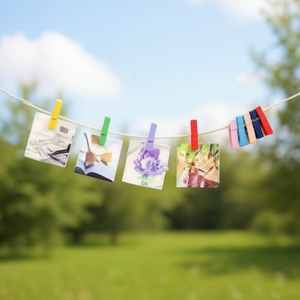 Ilan Mollette in Legno 3,5 Cm Rosse 15 Pezzi per Asciugare il Bucato - Product Image 3