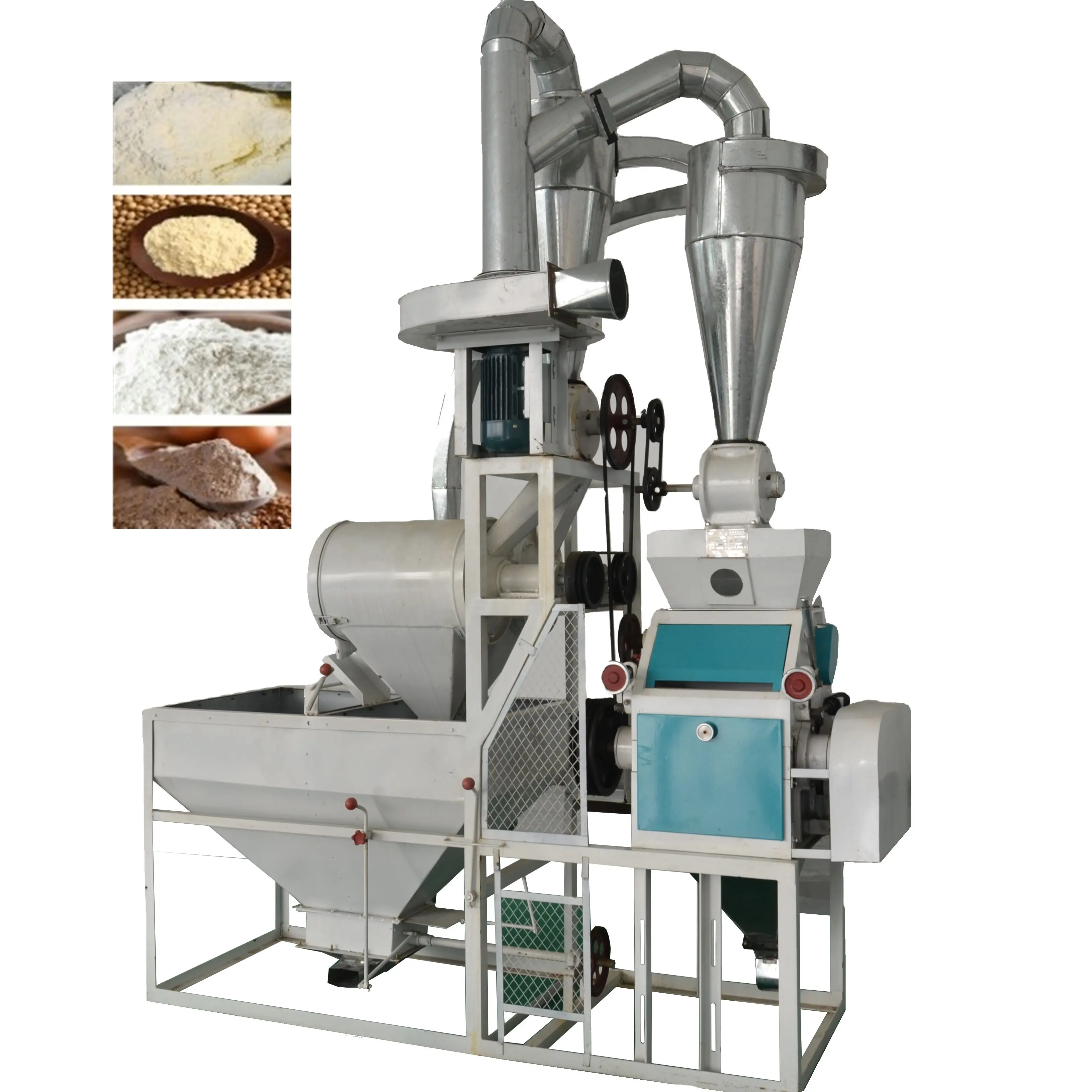 トウモロコシ製粉機400-500キログラム/時間小麦粉工場