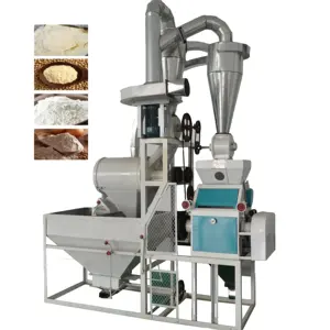 400-500 kg/saat buğday un değirmen tesisi mısır öğütme makineleri mısır unu öğütücü fiyat için satış