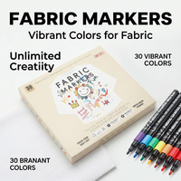 Marqueur textile lavable permanent pour vêtements, marqueur de peinture textile DIY pour T-shirt, toile et art
