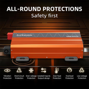 ממיר מתח לרכב 3000W DC/AC גל סינוס טהור חד פאזי 12V/24V/48V ל-100V/110V/120V לשימוש ביתי, סולארי ומיזוג אוויר - Product Image 4