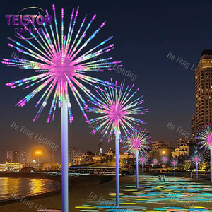 Décoration de Noël LED d'extérieur en forme de feu d'artifice 3D pour les présentoirs commerciaux de fêtes - Product Image 5