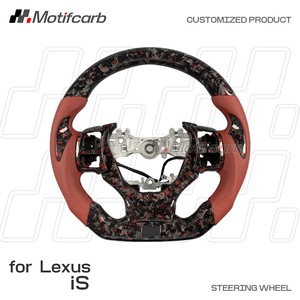 Volant personnalisé en fibre de carbone forgée pour Lexus IS RC NX GS 250 300 300h 350DS 500 F Sport 2013-2025 – Amélioration de l'intérieur de la voiture - Product Image 2