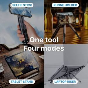 Universal portable foldable aluminum laptop <b>stand</b> quality magnetic phone holder multi function tablet <b>PC</b> bracket support - Product Image 6