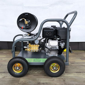 Vente directe d'usine nouvelle Machine de débouchage de tuyau de nettoyage d'eau froide <span class=keywords><strong>haute</strong></span> <span class=keywords><strong>pression</strong></span> à essence LC 170bar 30lpm avec enrouleur de tuyau - Product Image 4