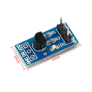 Módulo de Sensor de Temperatura DS18B20 de 21 mm x 10 mm para Medición y Control de Temperatura en Proyectos de IoT - Product Image 1