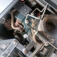 Moissonneuse-batteuse sur chenilles d'occasion Shuangjia EX118 avec cabine fermée, 118 CV, 18 km/h, pour céréales, maïs, blé, riz