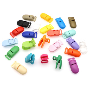 15mm Plastic Baby Pacifier Clips Transparent Pacifier Clips Soother Holder for Baby Pacifier Nipples Holder