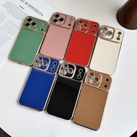 6D Bling Placage Souple TPU étui pour iphone 17 Air 16 15 Plus 14 Pro Max 13 12 11 X XS XR 7 8 Antichoc Couverture Caméra Objectif Protéger