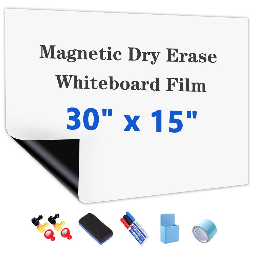 Aimants pour réfrigérateur, grands tableaux blancs, lot de 6.