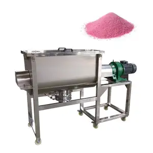Công nghiệp hóa chất phân bón Ribbon Mixer blende bột trộn Máy đa chức năng gia vị Ribbon Mixer
