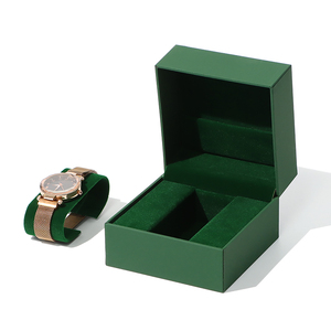 XinshengカスタマイズされたハイエンドPUレザーウォッチボックス、メカニカルウォッチ正方形包装ボックス、ベルベット収納ボックス - Product Image 4