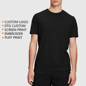 T-shirts pour hommes de haute qualité, logo imprimé sur écran personnalisé, 100% coton, 200 g/m², manches courtes, coupe ample - Product Image 4