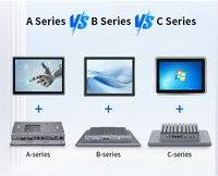 PC Panel Sentuh Resistif Industri Tanpa Kipas 21,5 inci Berbahan Aluminium Penuh dengan Prosesor Tel I7-1255U Generasi ke-12, HD-MI, 2 LAN untuk Visualisasi Data