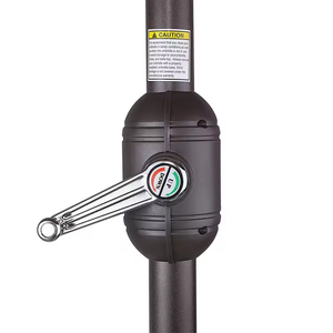 Ombrellone da <span class=keywords><strong>Giardino</strong></span>/Patio da Esterno da 2,7m/3m con Luci Solari a LED, Ombrellone Parasole da Esterno con 8 Stecche - Product Image 6