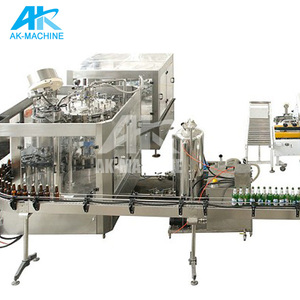 Máquina Automática para Llenado de Botellas de Vidrio Pequeñas para Cerveza / Equipo de Llenado de Línea de Embotellado de Cerveza Modelo BCGF 14-12-4 - Product Image 4