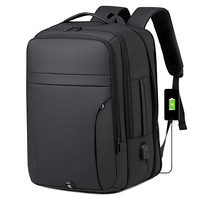 Sac à dos professionnel extensible personnalisable pour ordinateur portable 16 pouces, grande capacité 35L avec port USB pour hommes, vente en gros
