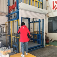 Plateforme élévatrice verticale hydraulique CE 1T/2T pour marchandises, monte-charge fixe pour usine et entrepôt