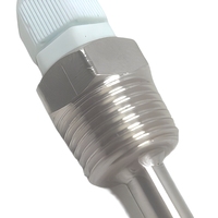 Boîtier de sonde de température pour chauffe-eau solaire, capot de protection de réservoir, tuyau étanche en acier inoxydable avec capuchon, filetage 4 points