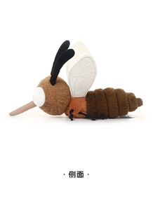 Aangepaste Mosquito Dodum Pluche Speelgoedfiguur met Grote Ogen & Vleugels Zachte Gevulde Pop - Product Image 4