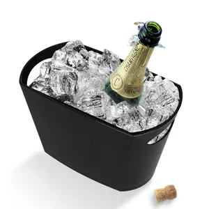 Ijs Emmer Drank Fles Drinken Koeler Tubs Tin Champagne Eco-Friendiy Grote 3L Emmers, koelers & Houders Wijn Opslag Plastic