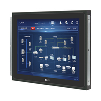 IP65 étanche 10 points capacitif cadre ouvert écran tactile industriel LCD 185 pouces moniteur