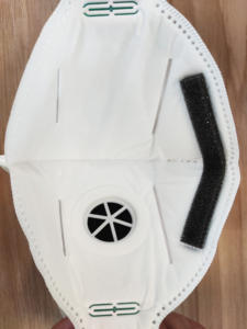 Untuk N95 masker Respirator setengah wajah tahan debu sekali pakai ukuran kecil dengan Filter katup lipat datar MS8865 kartrid Masker Anti Debu - Product Image 6