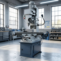 Perceuse-fraiseuse universelle légère ZX50C, broche MT4, 40-1750 tr/min, haute précision pour atelier métallique