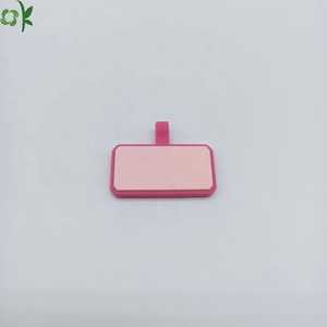 OKSILICONE Soundless Slide on Collar Etiquetas de identificación de perro Nombre de mascota ID Perro Etiqueta de Mascota para mascotas Forma de polígono sólido Gancho de silicona 7g CN;GU - Product Image 4