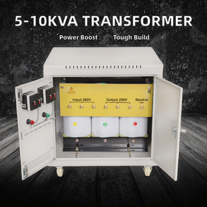 तीन चरण 5kva 10kva 10kva टोरिडल प्रकार ट्रांसफार्मर 3kv 12v चरण-अप/स्टेप-डाउन कॉपर/एल्यूमीनियम वाइंडिंग पावर ट्रांसफार्मर - Product Image 3