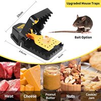 Nouvelle conception, vente chaude, piège à rats, piège à souris de grande taille, tueur de rongeurs en plastique pour la maison et le jardin
