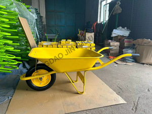 Brouette Robuste avec Châssis à Structure Renforcée pour Jardinage et <span class=keywords><strong>Construction</strong></span> 65 L WB6200 - Product Image 3