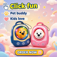 Nouveau jouet anti-stress porte-clés sac à dos animal mignon, jouets de décompression lumineux en plastique ABS coloré, certifié EN71, cadeau pour enfants, cadeau de fête