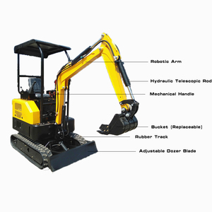 LICHMACH 6ton <b>Small</b> Crawler Hydraulic Excavator with Yanmar Engine 0.11-0.22cbm Core Components Motor and <b>Pump</b> for Sale - Product Image 4