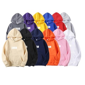 Wholesale Streetwear Heavyweight Oversized Hoodies Custom Heavy Blank Pullover Hoodie Thick Polyester Plus Size Men's Hoodies