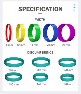 Bracelet à pression en silicone écologique, personnalisé avec logo, promotionnel, en gros, pas cher, imprimé sérigraphié, étanche et recyclé - Product Image 5