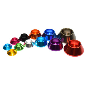 Arandela de cabeza de taza de aleación de aluminio M3 de 10 mm, anodizada, hexagonal interna métrica para equipos generales - Product Image 3