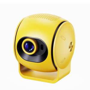 Mini projecteur vidéo intelligent portable 720P <span class=keywords><strong>Android</strong></span> 14 WiFi BT 5G avec autofocus, prise en charge 3D et 8K, projecteur de films avec support réglable - Product Image 1