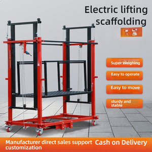 6M Electric <strong>Scaffolding</strong> Lift Fully Automatic Remote-Controlled Elevating Platform Folding Adjustable Rolling <strong>Scaffolding</strong> Lift - Product Image 4