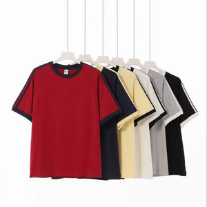 T-shirt in cotone da <span class=keywords><strong>uomo</strong></span> personalizzabile da 240 g/m² di alta qualità in saldo – Campione gratuito disponibile per produttori di abbigliamento - Product Image 4