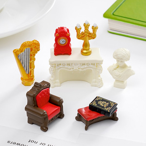 Série de meubles de luxe de style europé<span class=keywords><strong>en</strong></span> KI yuewu, accessoires décoratifs pour maison de poupée, mini-meubles de bureau - Product Image 2