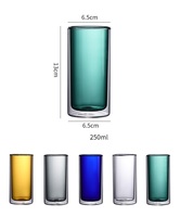 Mini 150ml/5oz théière en verre borosilicaté infuseur bouilloire résistant à la chaleur poêle nordique clair bouillant Pot de fleur pour un ensemble de boîte