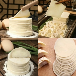 Giá cả phải chăng nhất hoành thánh + Da + Làm + Máy nhà bánh bao máy làm hoành thánh wrapper hoành thánh wrapper Máy làm - Product Image 5