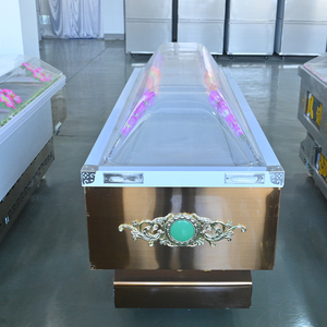 Ataúd Refrigerado Estilo Americano Duradero con Tapa Transparente para Conservación y Servicios Funerarios - Product Image 5